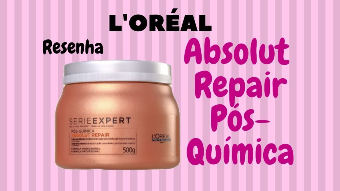 Máscara Absolut Repair Pós-química - resenha