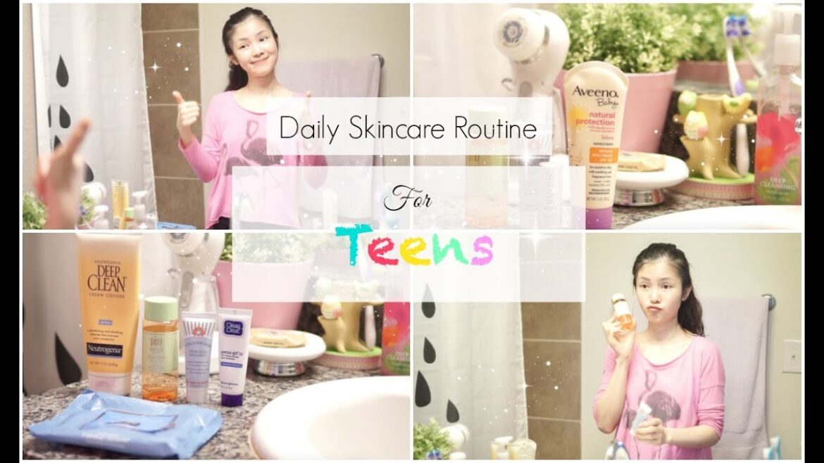 ♡Các bước chăm sóc da đơn giản cho tuổi dậy thì ♡ Skincare Routine for Teens | mattalehang