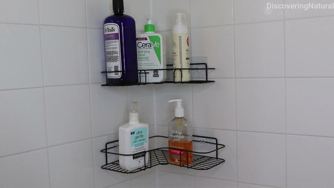 How to Install Corner Shower Caddy | DNVlogsLife