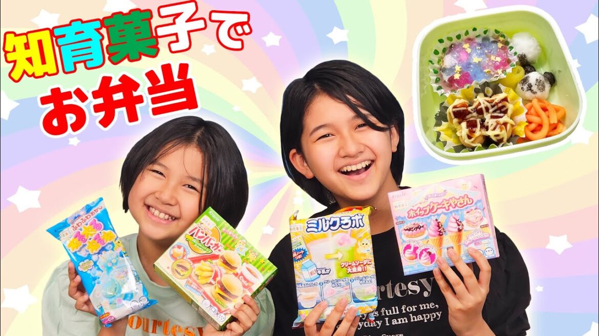 知育菓子でお弁当作ったらリアルなお弁当出来たｗｗ　himawari-CH