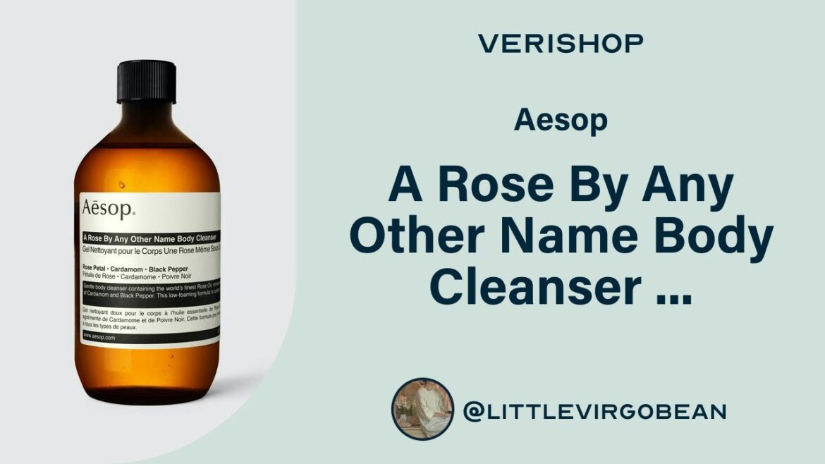 Aesop A Rose By Any Other Name Body Cleanser with Screw Cap Review
