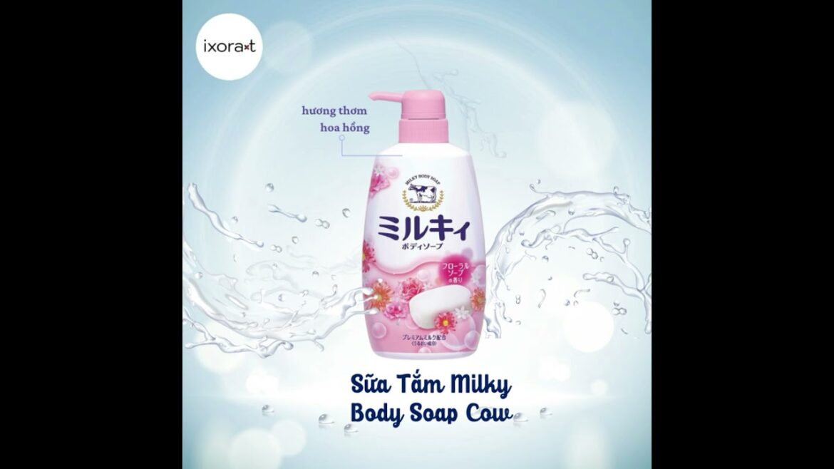 Sữa Tắm Cow Milky Body Soap 550ml ( Chai Hồng)