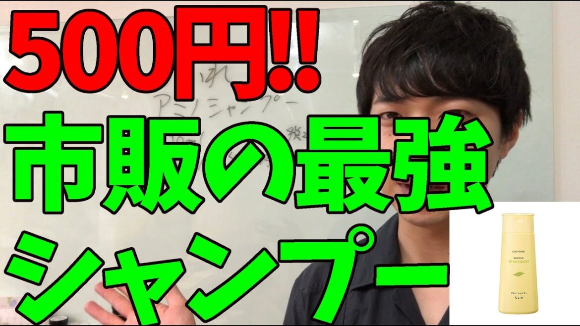 市販格安最強！？500円で買えるアミノ酸系シャンプーを紹介！