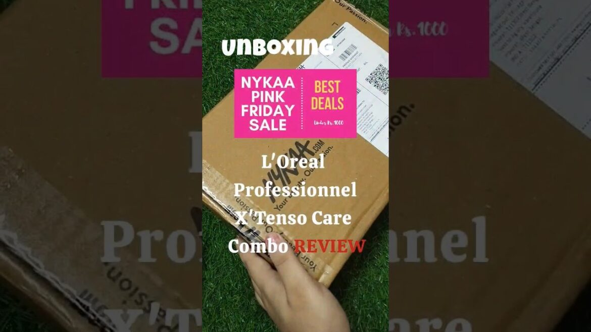 Nykaa Pink Friday Sale🎉 L'Oreal X'Tenso Care Combo #ytshort #review #nykaa #loreal #viral #unboxing