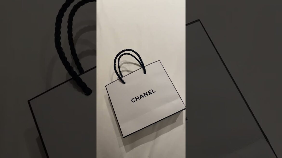 Asmr Unboxing of Chanel Hand cream ✨ #asmr #unboxing #chanel