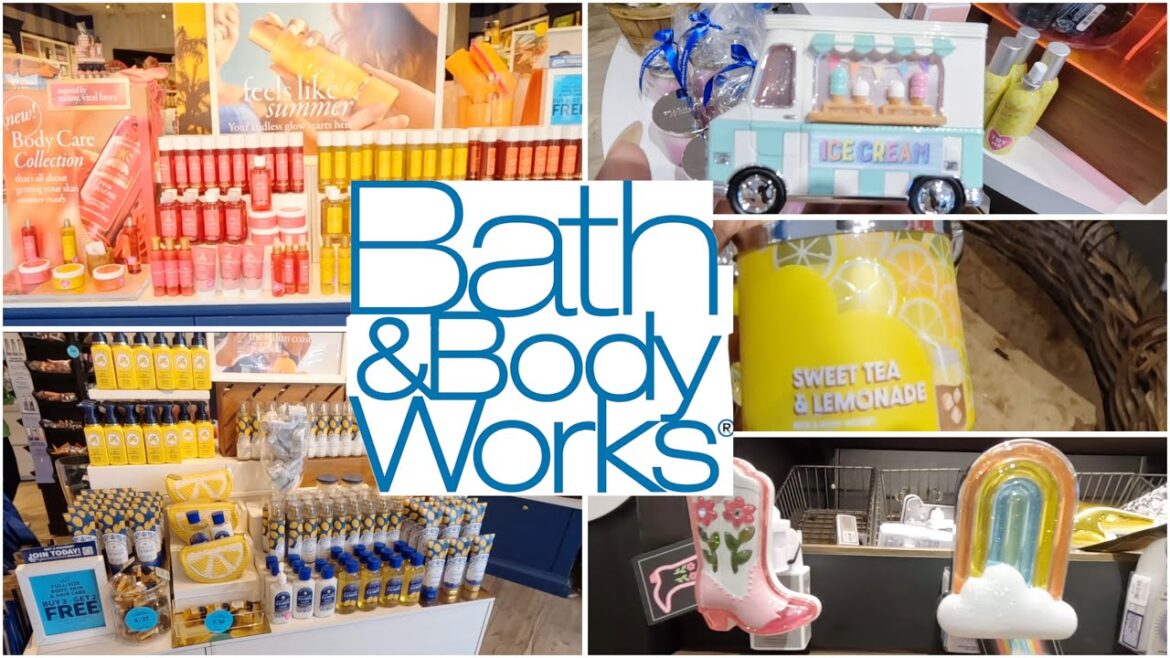 Bath & Body Works New Summer 2024 Scents Lemon Raspberry Sweat Tea New Wellness Care Collection