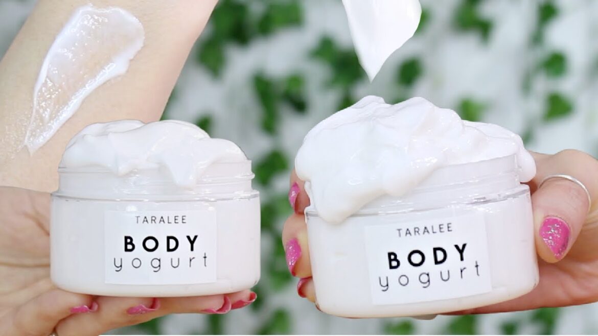 Easy Body Yogurt Recipe; Light Weight Lotion for Summer