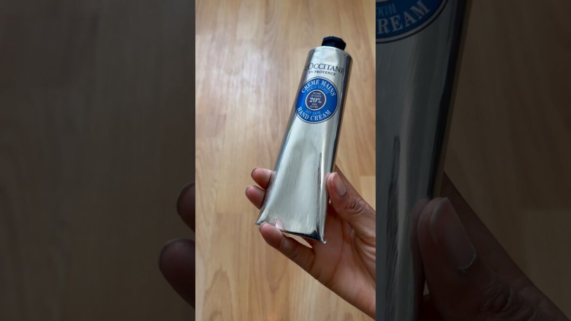 In love with the L'Occitane hand cream✨🧴 #shorts #handcam #unboxing #loccitane