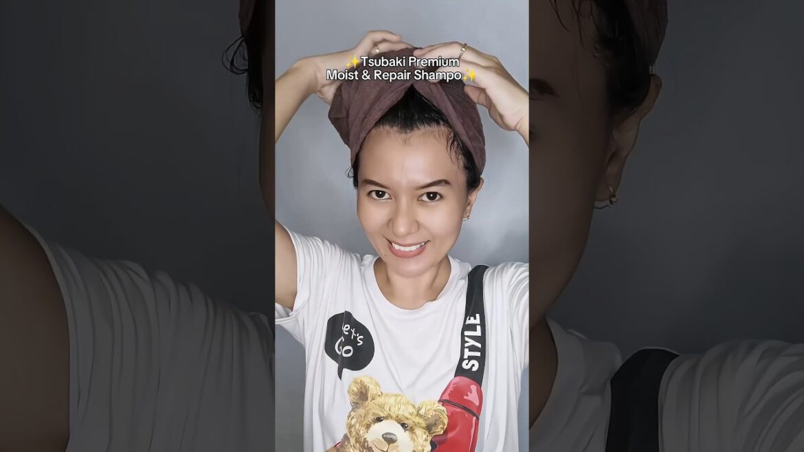 tsubaki Premium moist& repair shampoo #tsubaki #shampoo #haircare #haircaretips #review