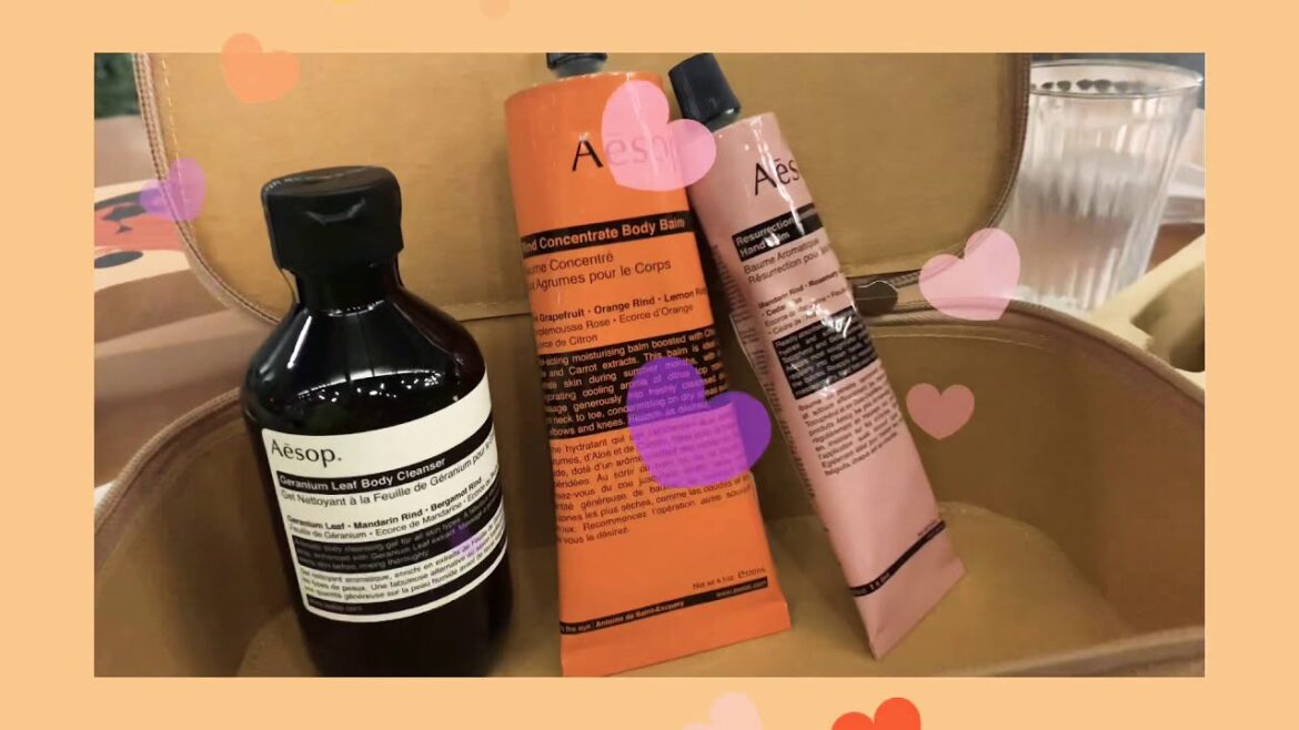 🌿이솝 더 유머 리스트 언박싱 -Aesop the humourist unboxing