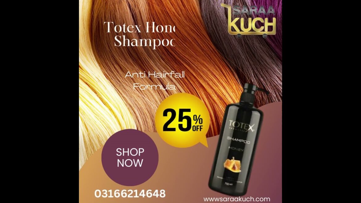 TOTEX Hair Care Honey Shampoo | For Men And Women