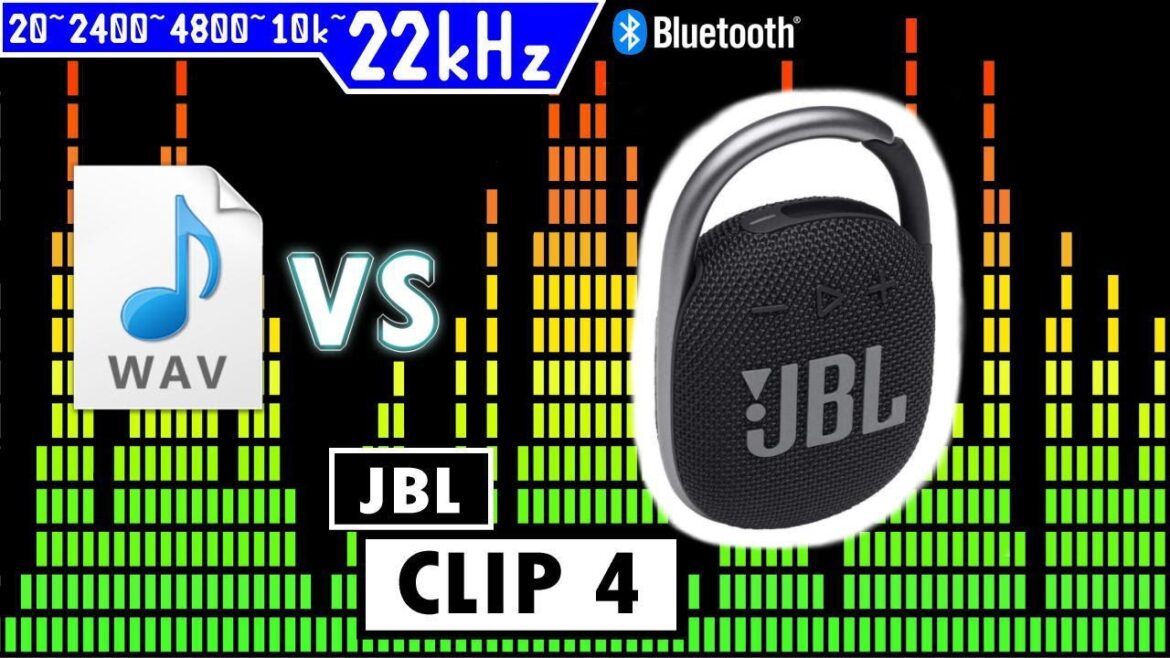 JBL：CHARGE5 スピーカーと音源との音質比較【周波数:22,000Hz】🔊Audio Wave