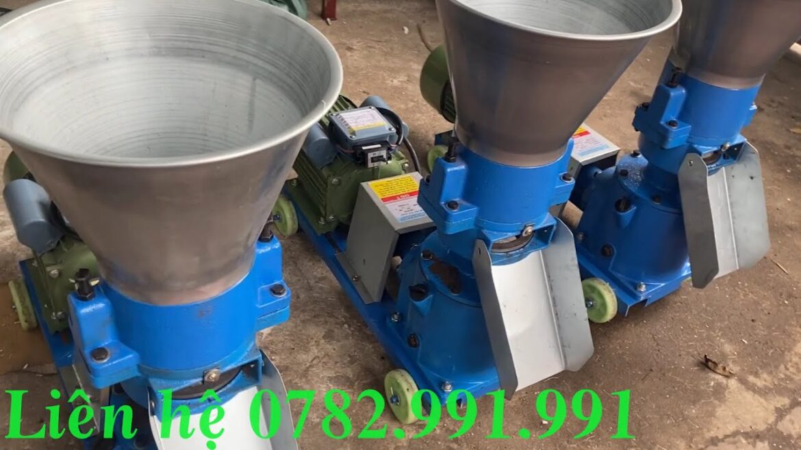 Máy ép cám viên đồng trục giá rẻ nhất năm 2021