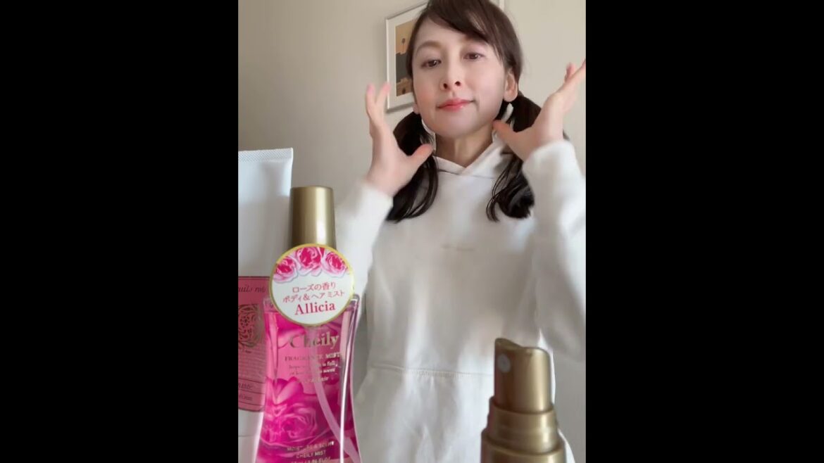 フレグランスミストを使ってみたよ #コスメ紹介 #コスメ #ヘアケア #ボディケア