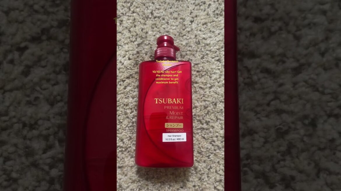 Tsubaki Shampoo review #haircare #oilyhair #japanese