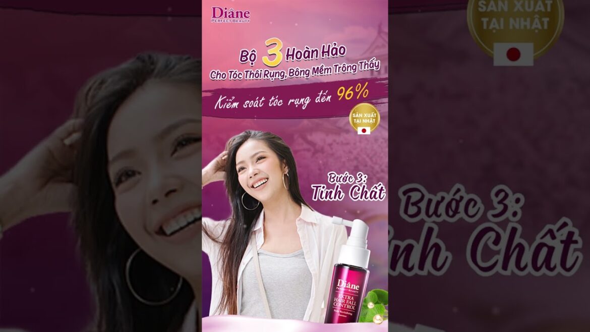 Tóc đẹp diện tết hết gãy rụng, sạch gàu #tet2023 #moistdianevietnam #diane #tocrung #chamsoctoc