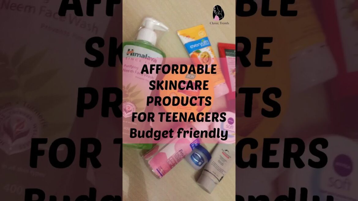 Affordable skincare products for teenagers/Skincare under budget#shorts#Skincareroutinr