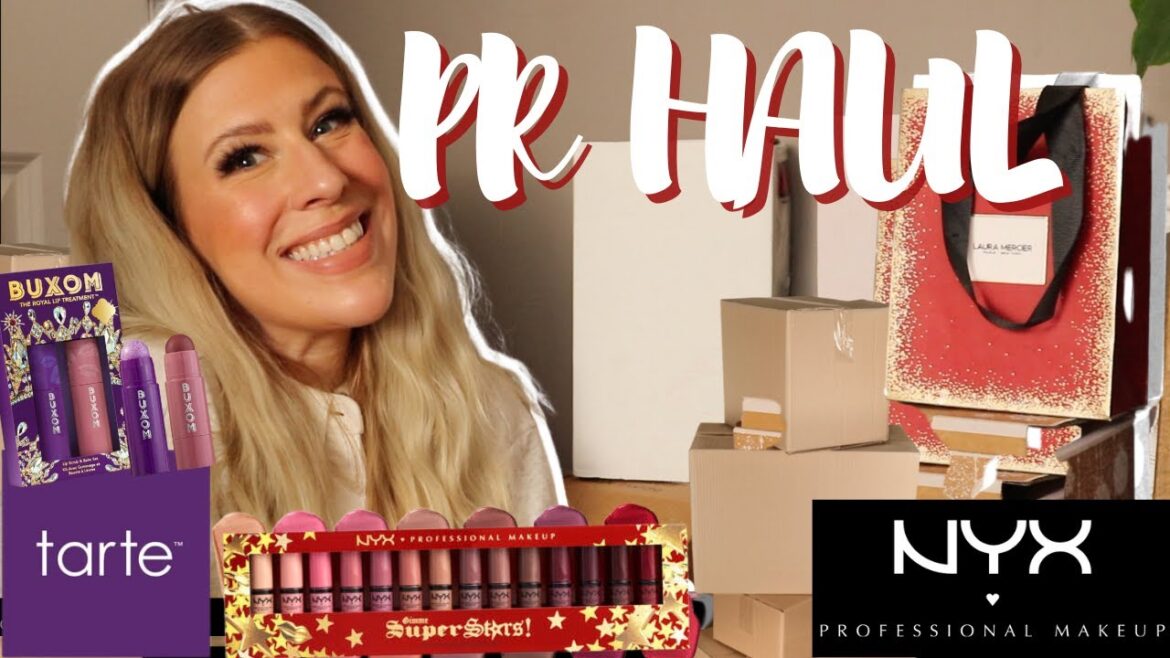 NEW MAKEUP + SKINCARE HAUL - PR UNBOXING