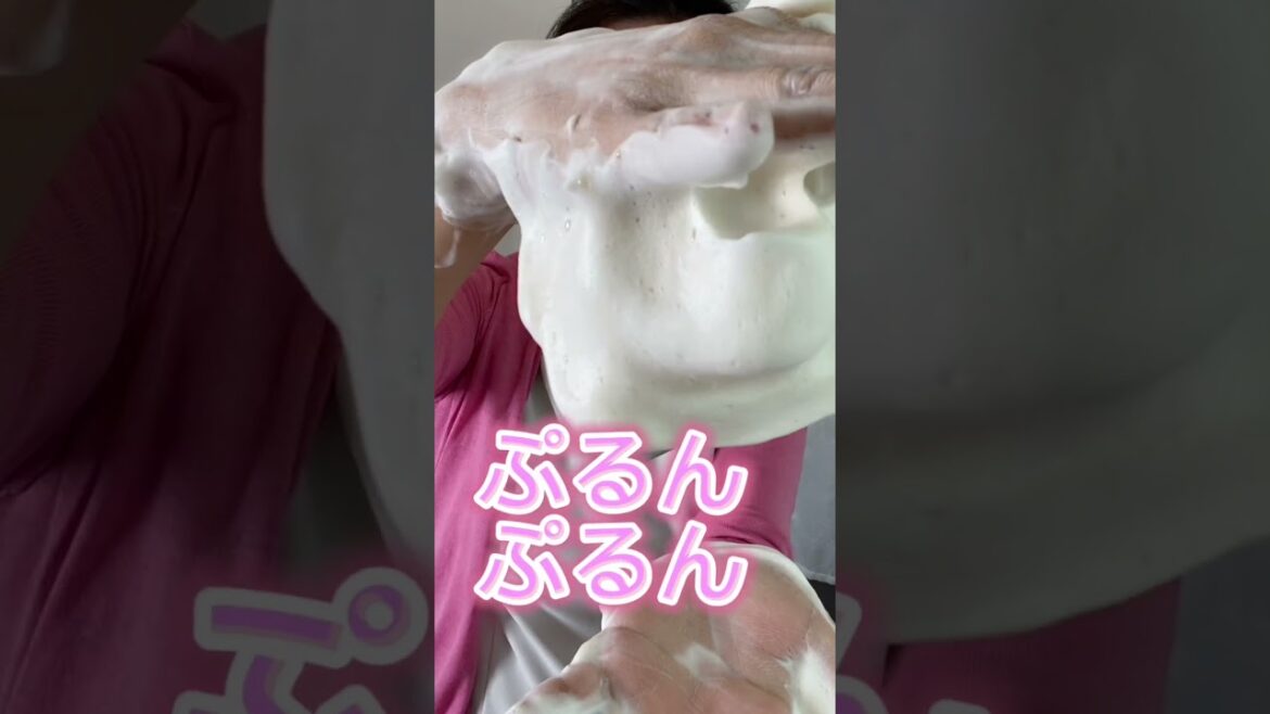 めちゃくちゃ潤うモコモコ泡の石鹸 #shorts