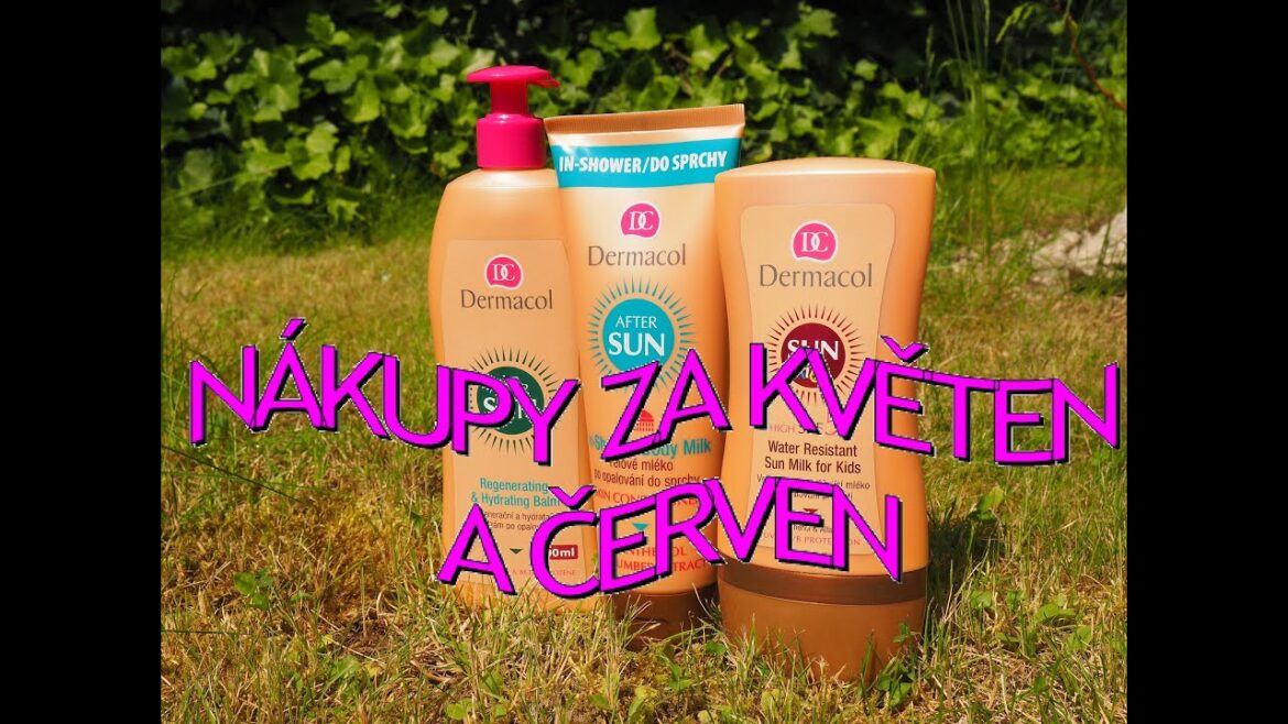 Nákupy za květen a červen