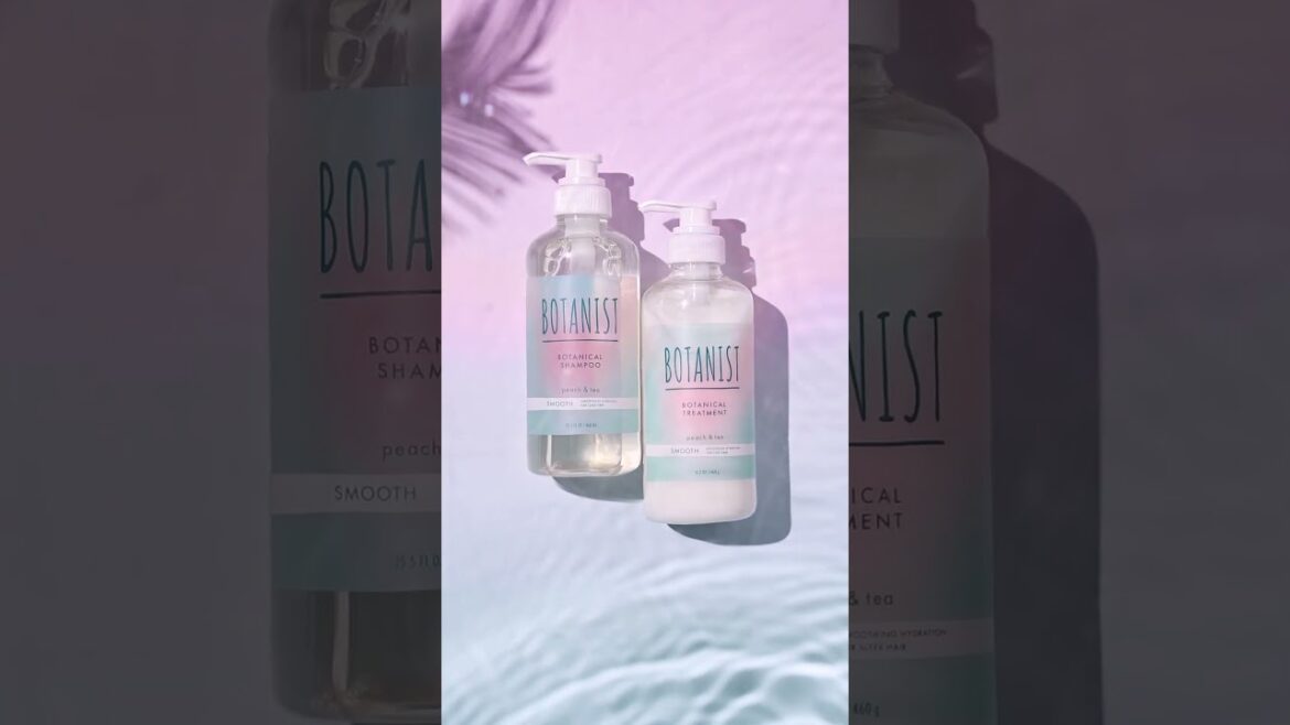 限定 アイスピーチティーの香り国産ピーチ*を配合🍑潤いを与えツヤのある健やかな髪へ✨#BOTANIST #ボタニスト #シャンプー #トリートメント * モモ葉エキス、モモ果汁（すべて保湿成分）
