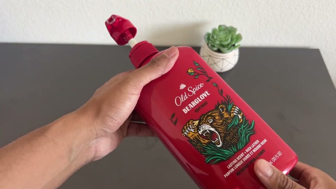Old Spice Wild Bearglove Scent Body Wash for Men!