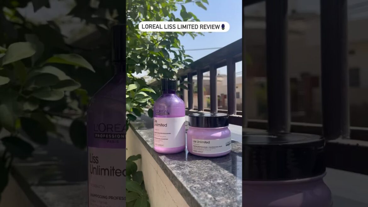 Unlocking smoothness:L’Oréal liss unlimited shampoo and hair mask review #shorts #viral #review #fyp