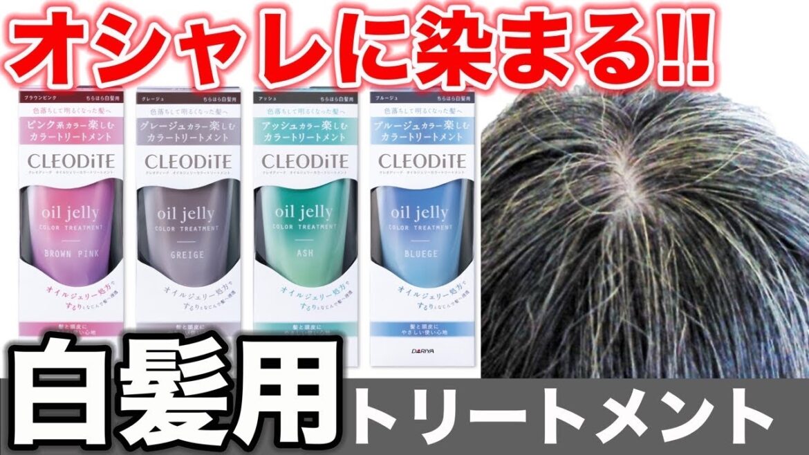 【白髪染め】今まで無かった白髪がおしゃれに染まる市販カラートリートメント! 【白髪染め】今まで無かった白髪がおしゃれに染まる市販カラートリートメント!
