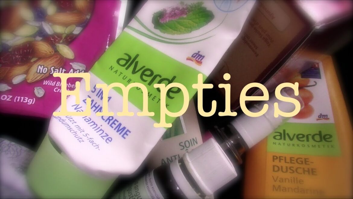 [Empties] Produits Terminés...