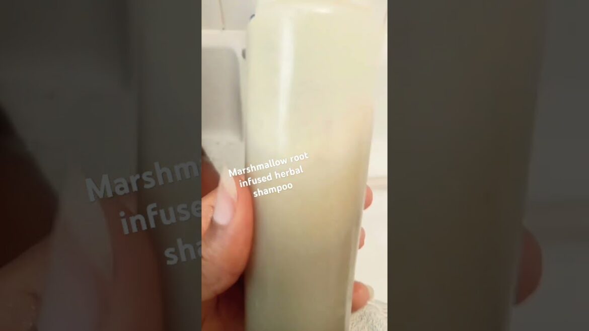 Marshmallow root infused herb & peppermint Castile soap shampoo #marshmallow #diyhaircare