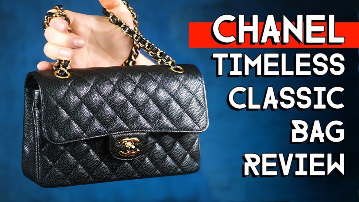 CHANEL bag review and wear and tear - timeless classic double flap black caviar with gold hardware