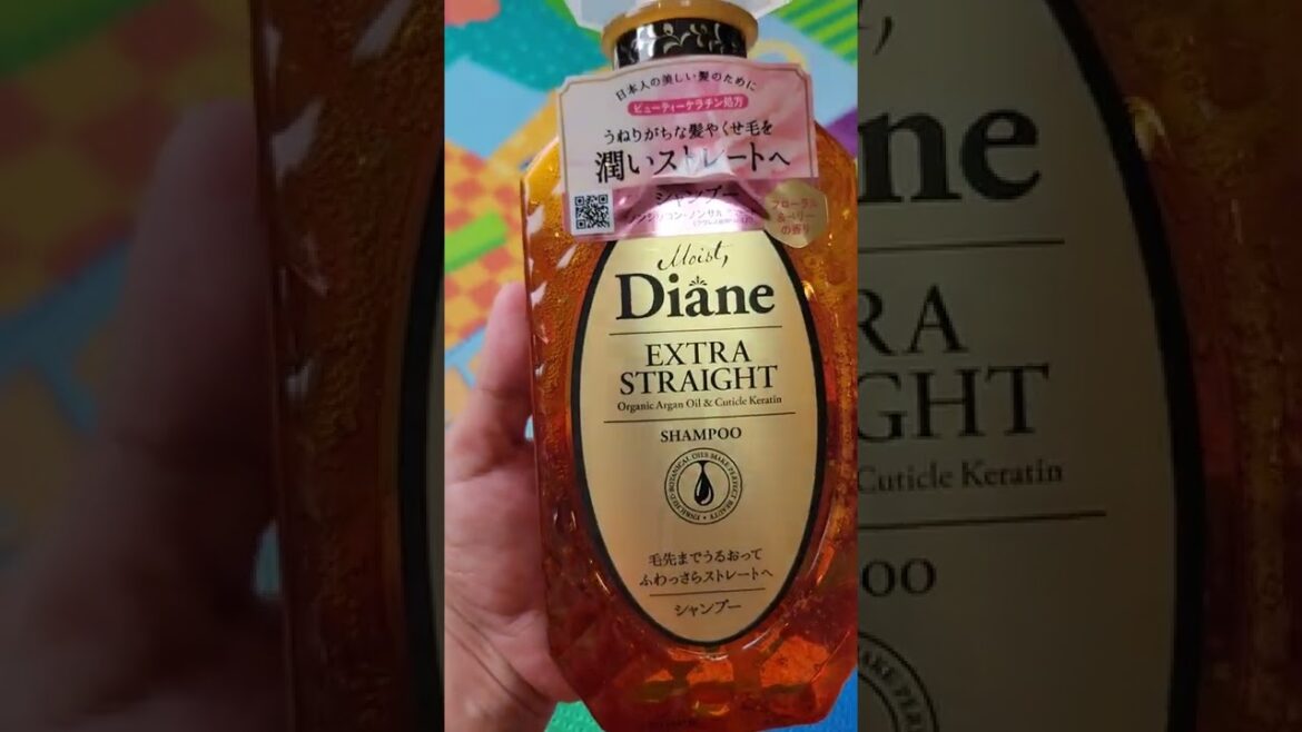 The of the most popular brand of hair products her in japan Moist Diane Shampoo