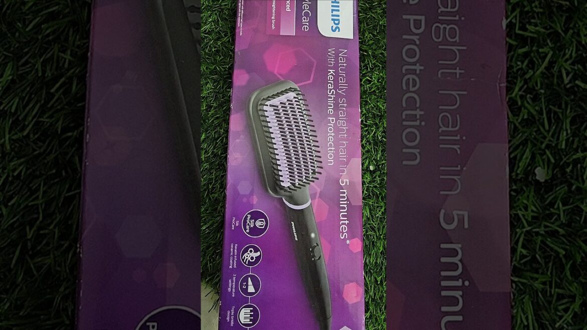 PHILLIPS HAIR STRAIGHTNER BRUSH #rara #beautyproducts #haircare #raralifestyle #skincareroutine