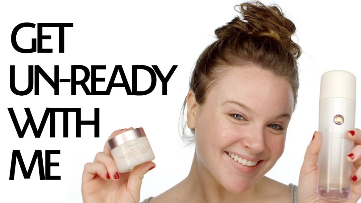 Get Unready With Me: Nighttime Skincare Routine for Sensitive Dry Skin