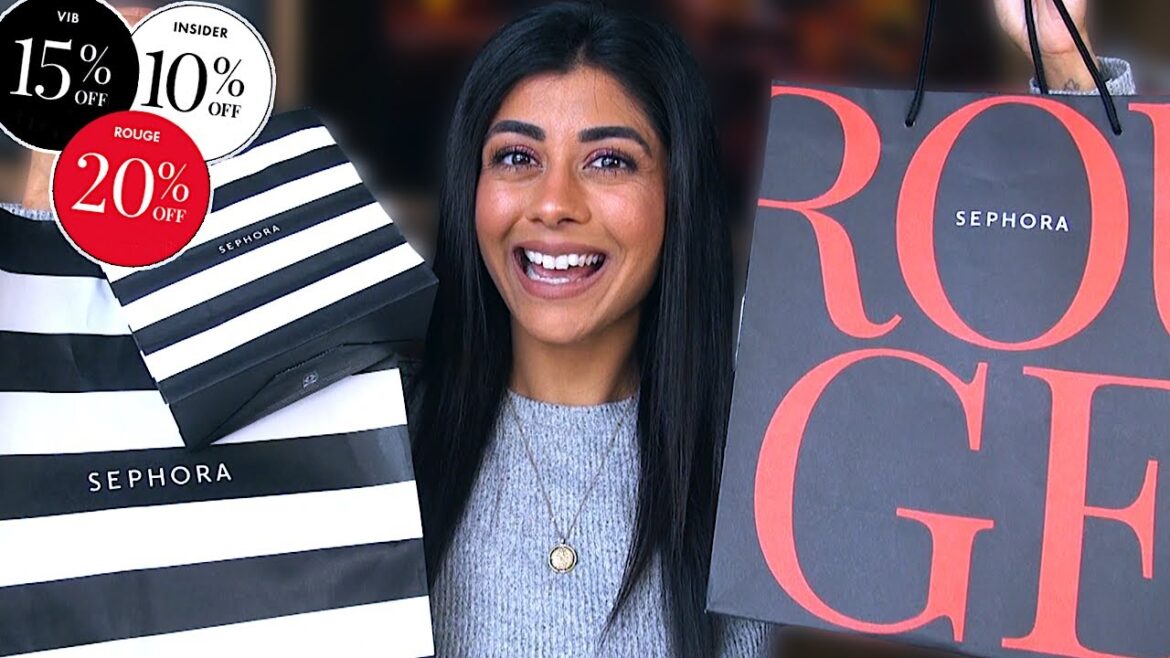$1000 SEPHORA HAUL...things got a little crazy at the Holiday sale