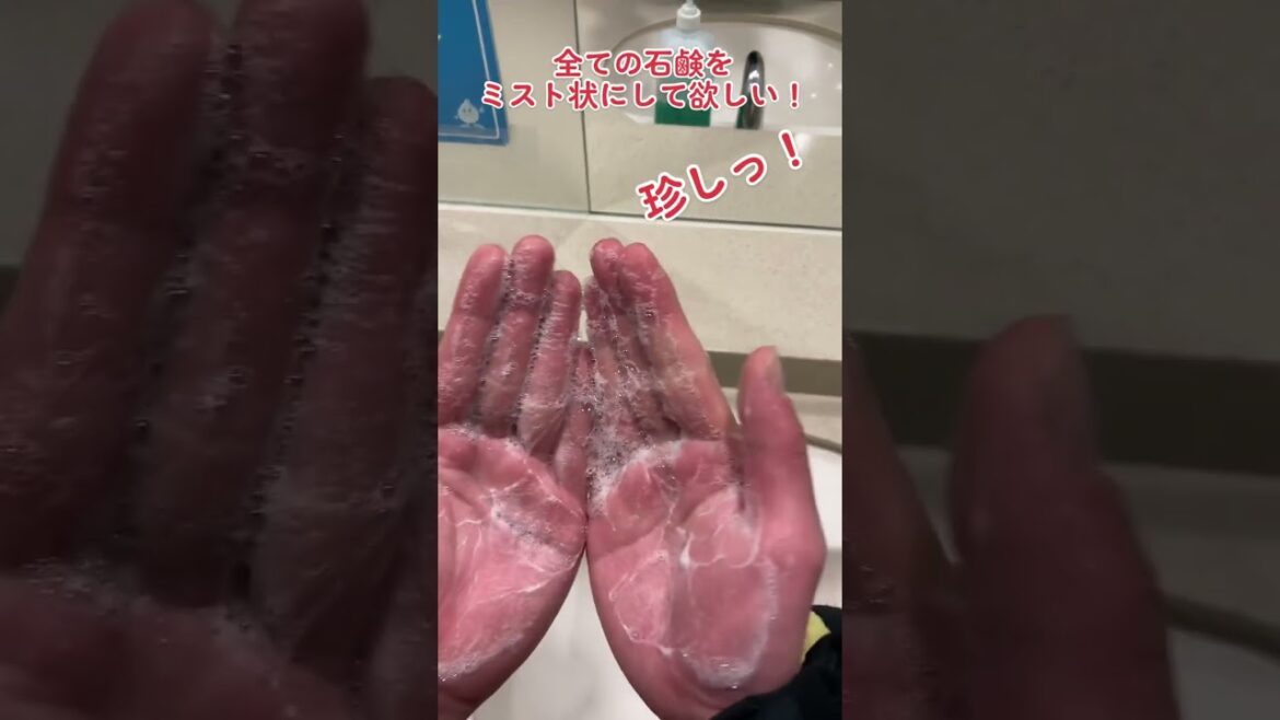 【こんなとこで出会えるとは！ミスト石鹸】 #石鹸 #ミスト #珍しい #手洗い #soap #mist #rare #びっくり #お願い