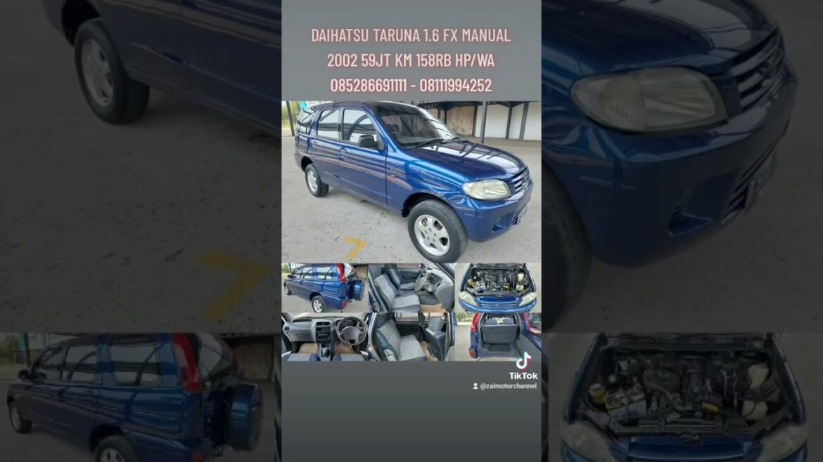 [SHORT] DAIHATSU TARUNA 1.6 FX MANUAL 2002 59JT KM 158RB MOBIL BEKAS ZAL MOTOR CHANNEL?!