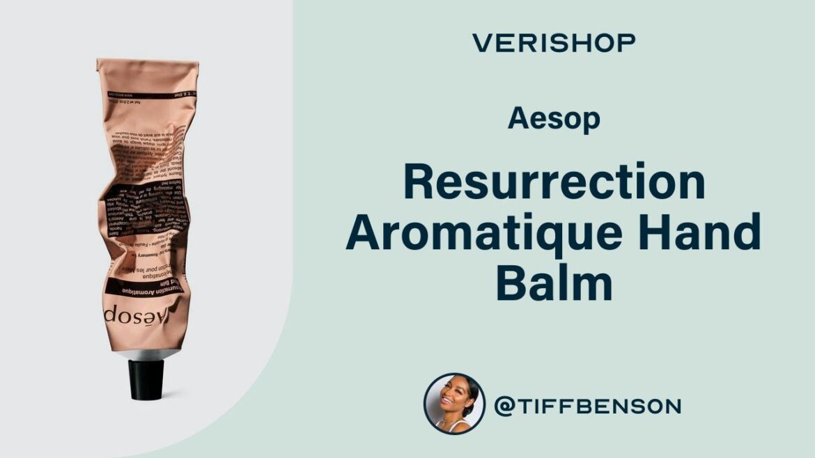 Aesop Resurrection Aromatique Hand Balm Review Aesop Resurrection Aromatique Hand Balm Review