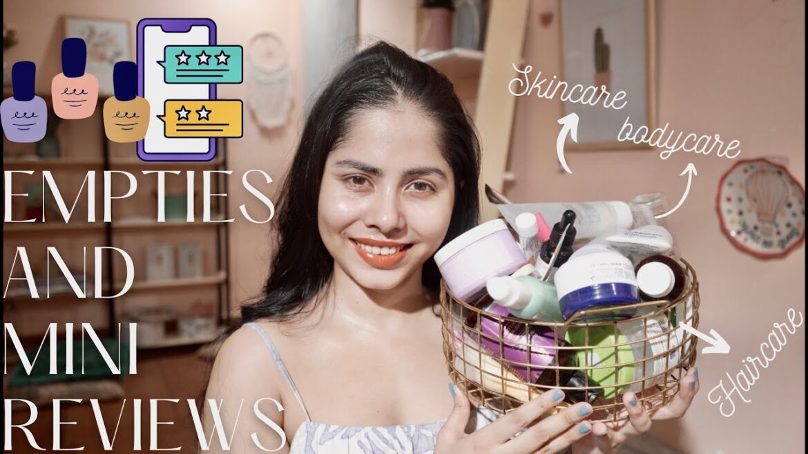 Skincare & Haircare Empties + Mini Reviews ✅❌