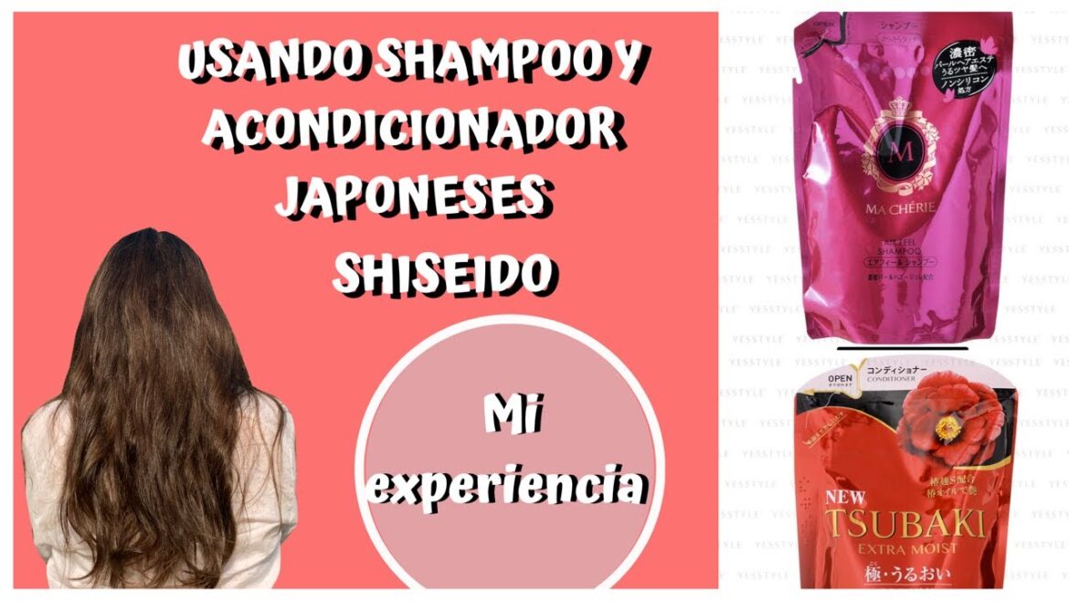 USANDO SHAMPOO Y ACONDICIONADOR JAPONESES DE SHISEIDO 🧖🏻‍♀️💜MEREDITH