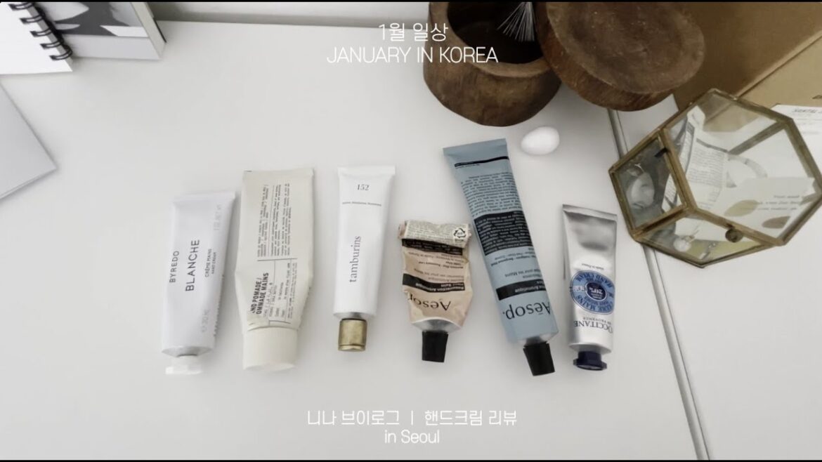 직접 사용 중인 핸드크림 향 리뷰 & 추천 ㅣ 바이레도 블랑쉬, 르라보 히노끼, 이솝 레져렉션, 이솝 레버런스, 록시땅 시어 드라이, 탬버린즈 152