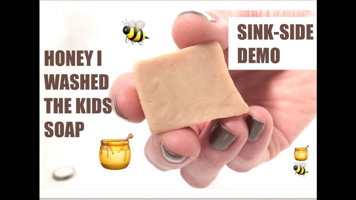 LUSH Sink Side Demo🍯🍯Honey I Washed The Kids Soap