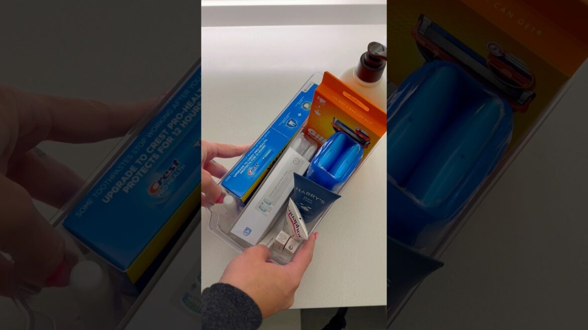 *ASMR* BATHROOM DRAWER ORGANIZING! #asmr #bathroom #organization #apartment #restock #restockasmr