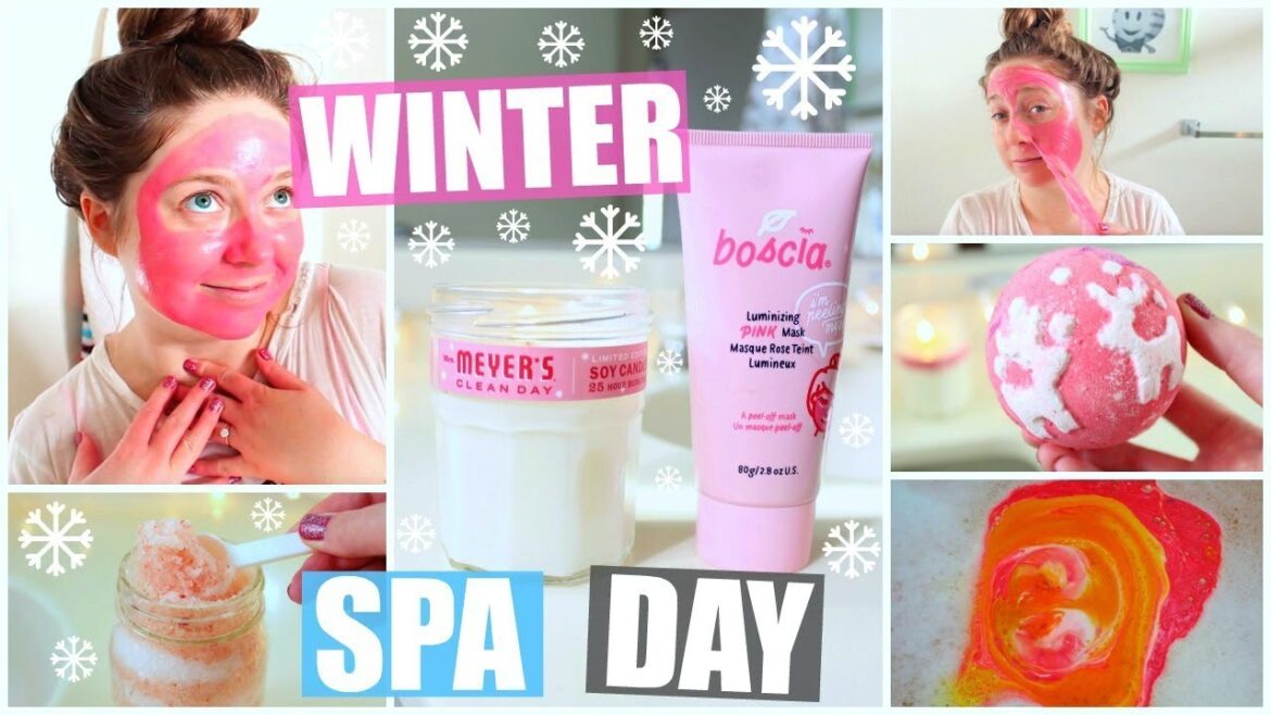 ❄DIY Winter Spa Day! HolidAMY | Day 7❄