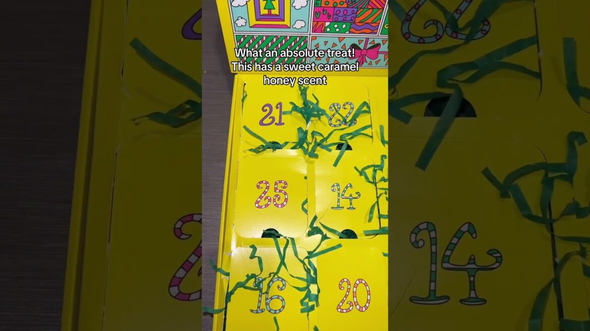 Opening door 25 of the Lush refill advent calendar #adventcalendar #lush #christmas #fyp #xmas