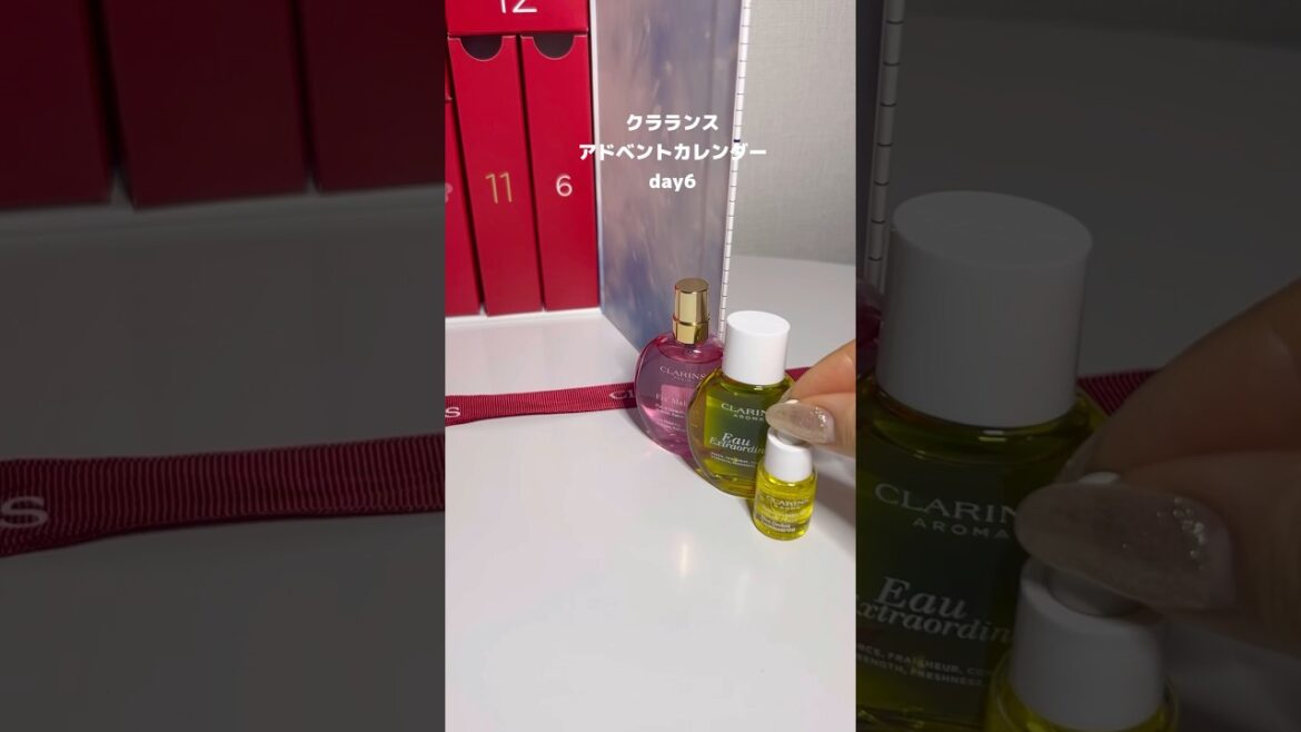 day6 #asmr #clarins #adventcalendar #handcream #nailcare #handcare #beauty #asmrsounds #shorts
