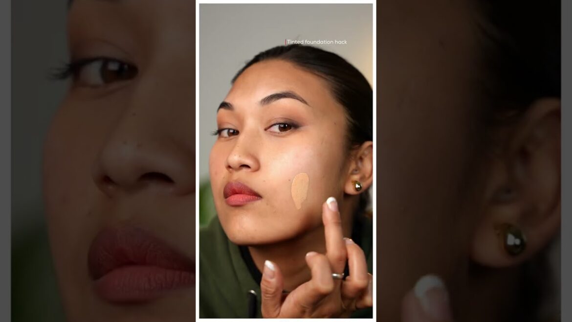 DIY Tinted Foundation Hack with Nivea Cream: Flawless & Glowy Skin!