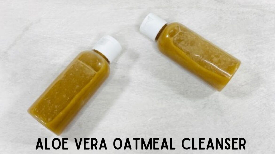 MAKE ALOE VERA OATMEAL FACE CLEANSER- FOR ALL SKIN TYPES
