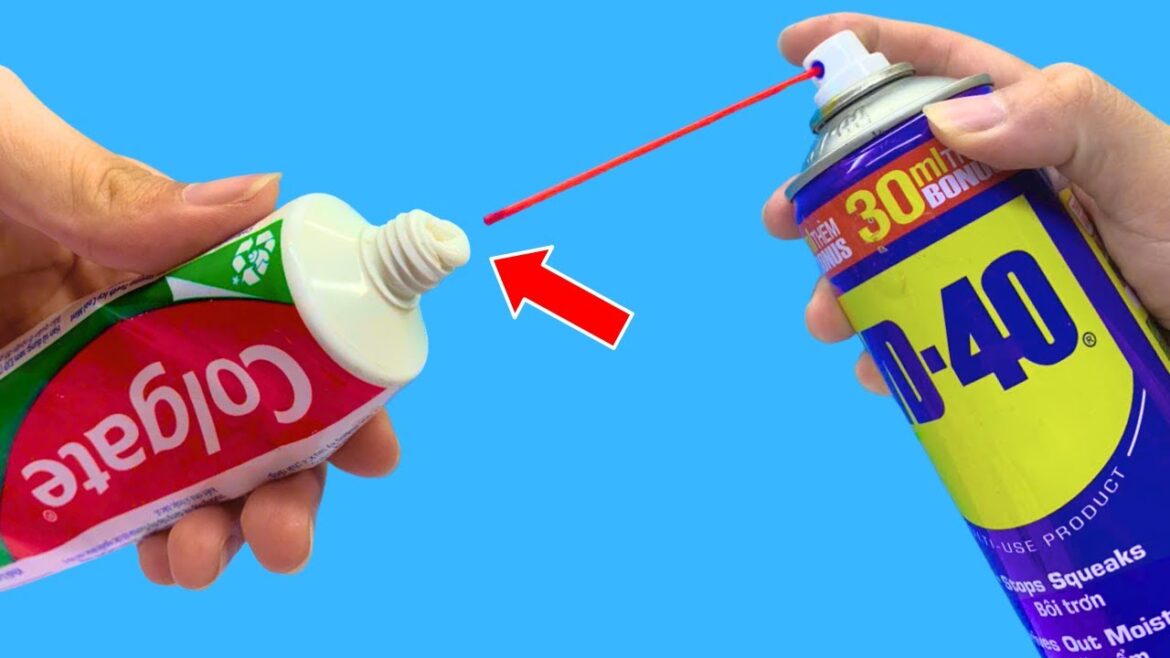 Mix WD-40 with toothpaste! You won't believe the amazing results| Tips DIY