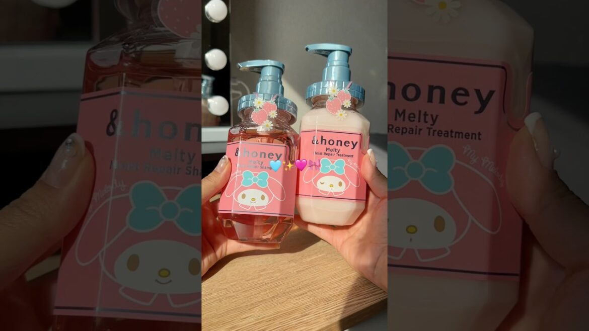 &honey melty mymelody 🩵🩷 #japan #honey #sanrio #cosmetics